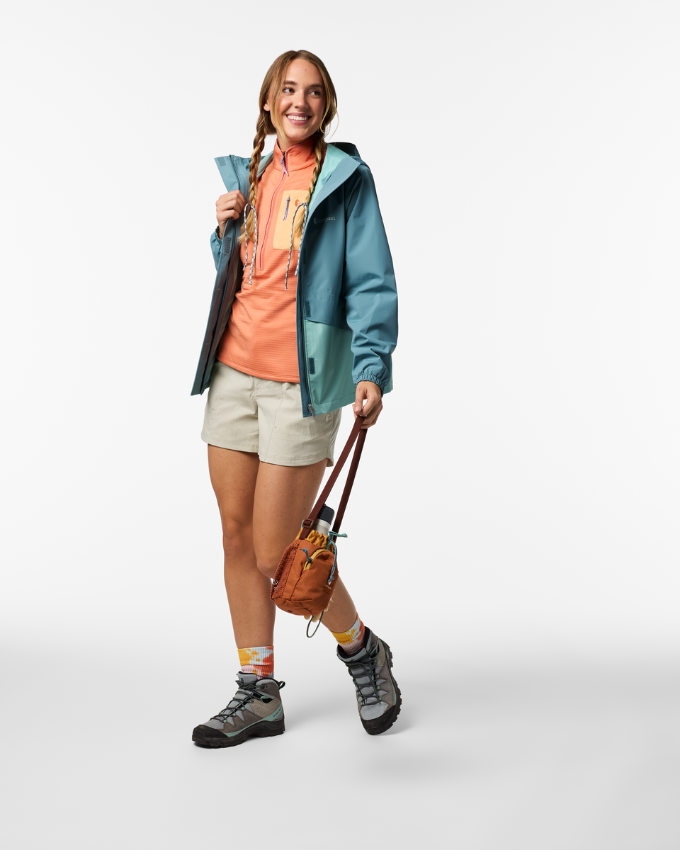 Rayu Rain Jacket - Women's - Everglade/Tide Pool - US 4273