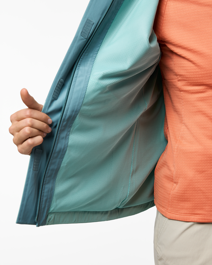 Rayu Rain Jacket - Women's - Everglade/Tide Pool - US 4273
