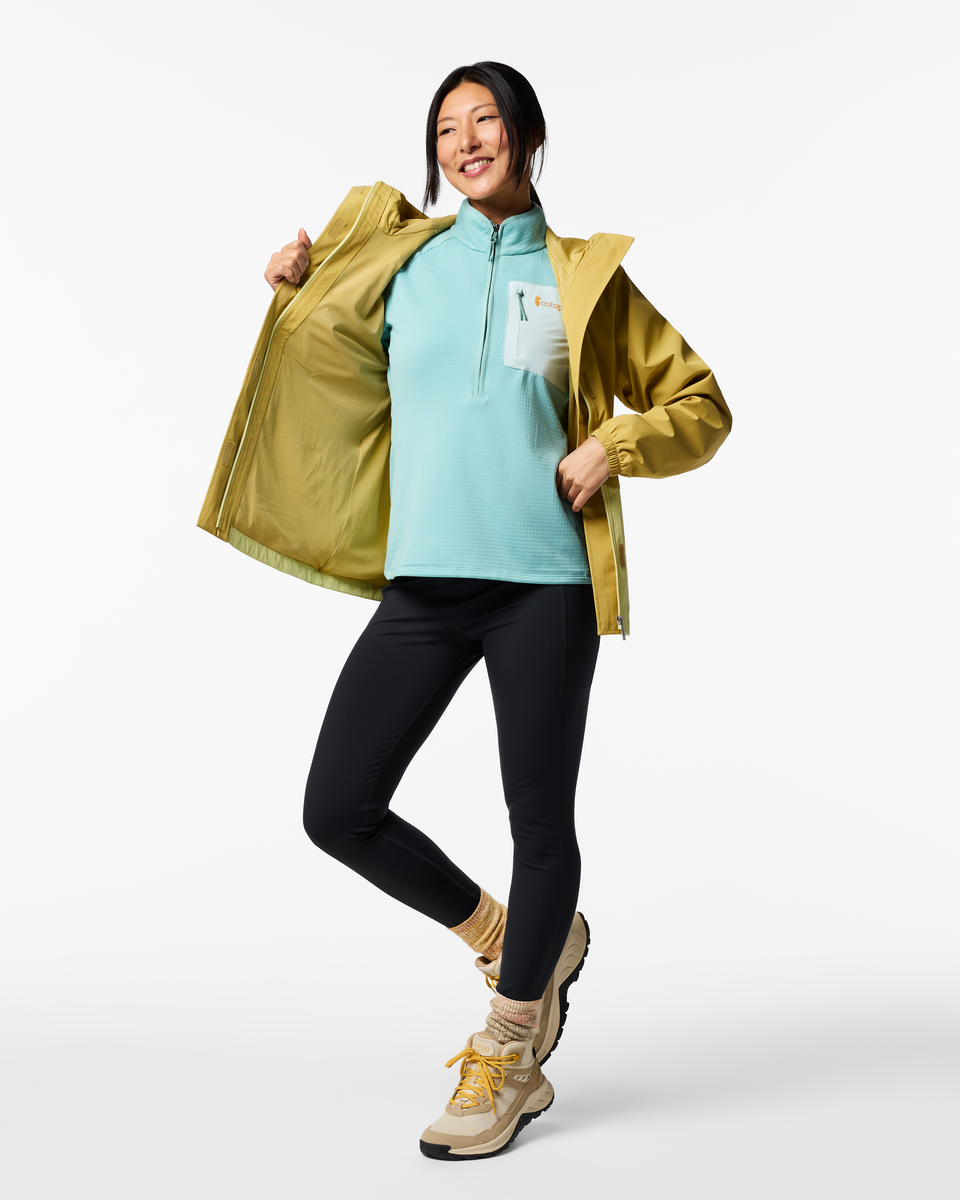 Rayu Rain Jacket - Women's - Husk/Honeydew - US 0881
