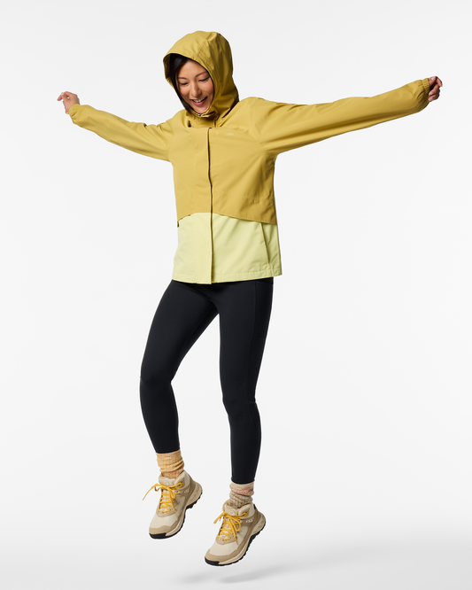 Rayu Rain Jacket - Women's - Husk/Honeydew - US 0881