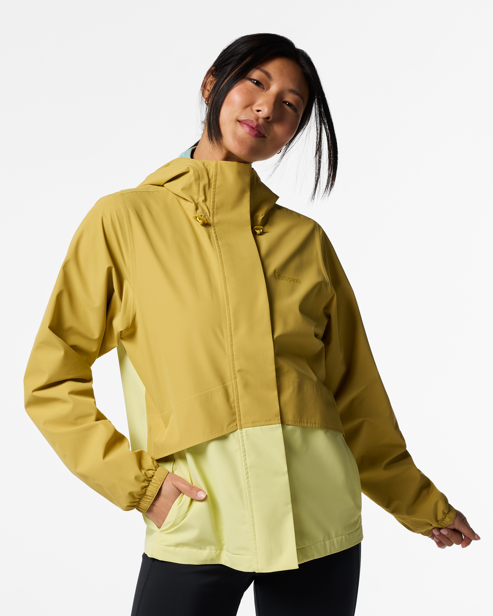 Rayu Rain Jacket - Women's - Husk/Honeydew - US 0881
