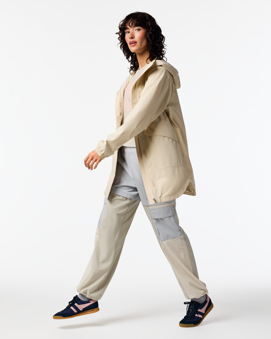 Rayu Rain Parka - Women's - Cream - US 2529