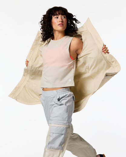 Rayu Rain Parka - Women's - Cream - US 2529