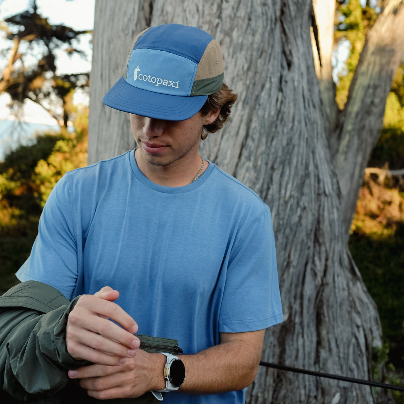 Cotopaxi Tech 5-Panel Hat - Black/Cinder - US 9507