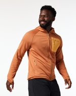 Otero Fleece Full-Zip Hooded Jacket - Men's - Whiskey - US 4977
