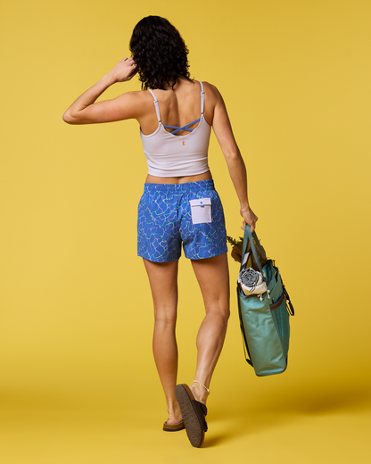 Brinco 3" Short - Print - Women's - Splash Azure - US 0306