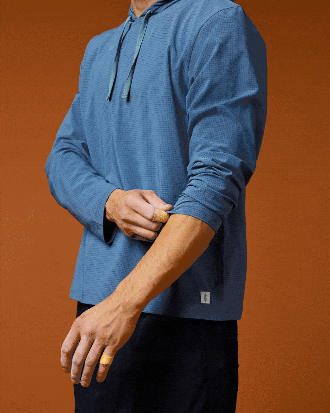 Pulso Tech Hoodie - Men's - Steel Blue - US 1477