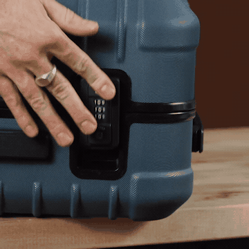 Coraza Suitcase - Medium Checked - Blue Spruce - US 5002