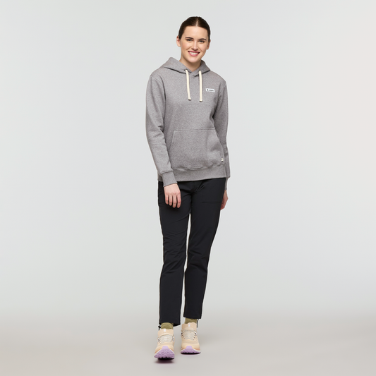 Llama Patch Pullover Hoodie - Women's - Heather Grey - US 1984
