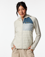 Acodo Hybrid Hooded Jacket - Women's - Chalk/Mineral - US 0599