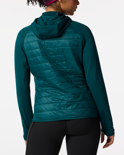 Acodo Hybrid Hooded Jacket - Women's - Deep Ocean - US 0040
