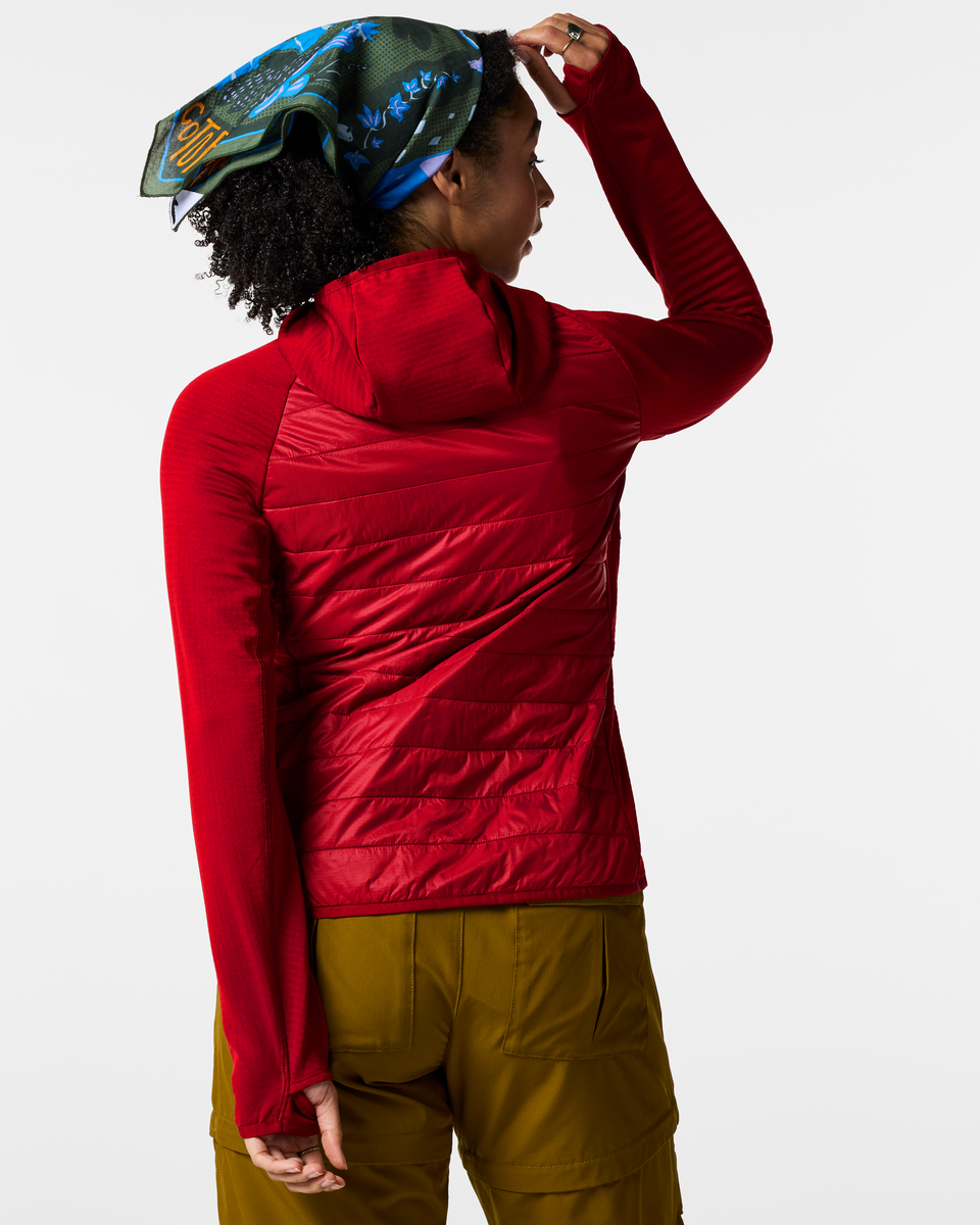 Acodo Hybrid Hooded Jacket - Women's - Spicy - US 6252