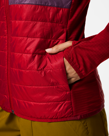 Acodo Hybrid Hooded Jacket - Women's - Spicy - US 6252