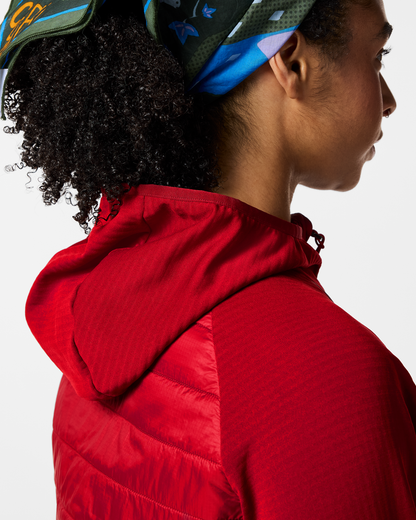 Acodo Hybrid Hooded Jacket - Women's - Spicy - US 6252