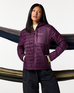 Acodo Insulated Hooded Jacket - Women's - Acai - US 3300