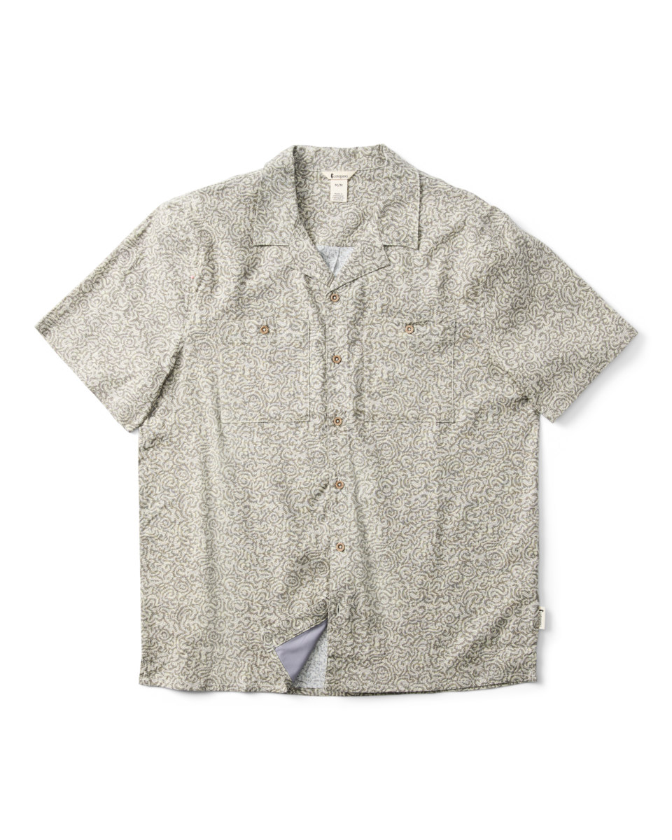 Afuera Button Up Shirt - Print - Men's - Cenotes Mineral - US 9876