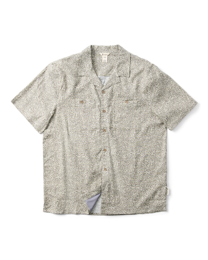 Afuera Button Up Shirt - Print - Men's - Cenotes Mineral - US 9876