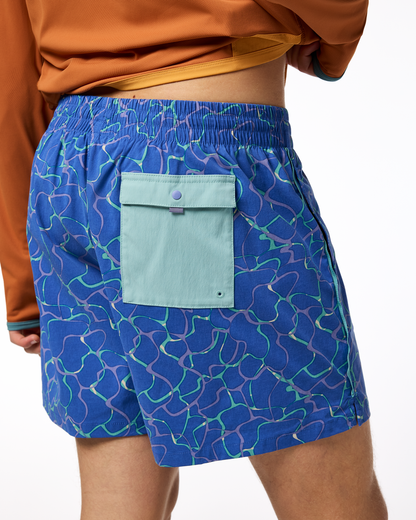 Brinco 5" Short - Print - Men's - Splash Azure - US 4719