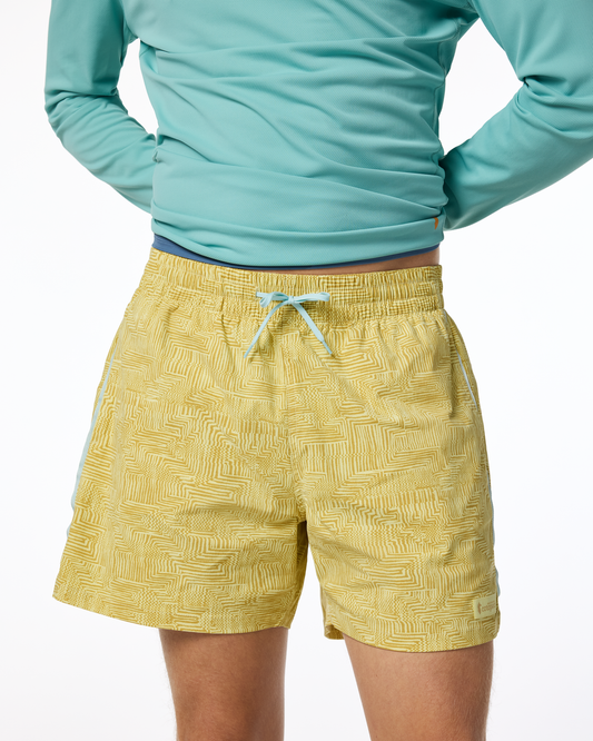 Brinco 5" Short - Print - Men's - Zen Garden Honeydew - US 6865