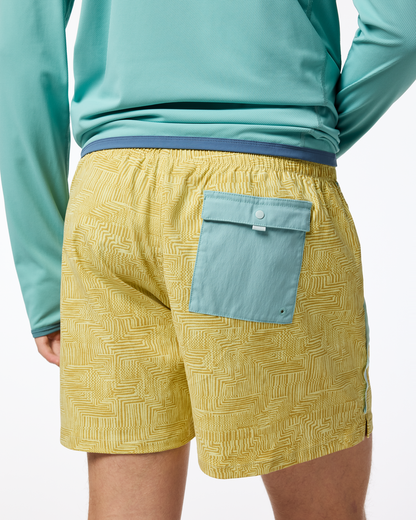 Brinco 5" Short - Print - Men's - Zen Garden Honeydew - US 6865