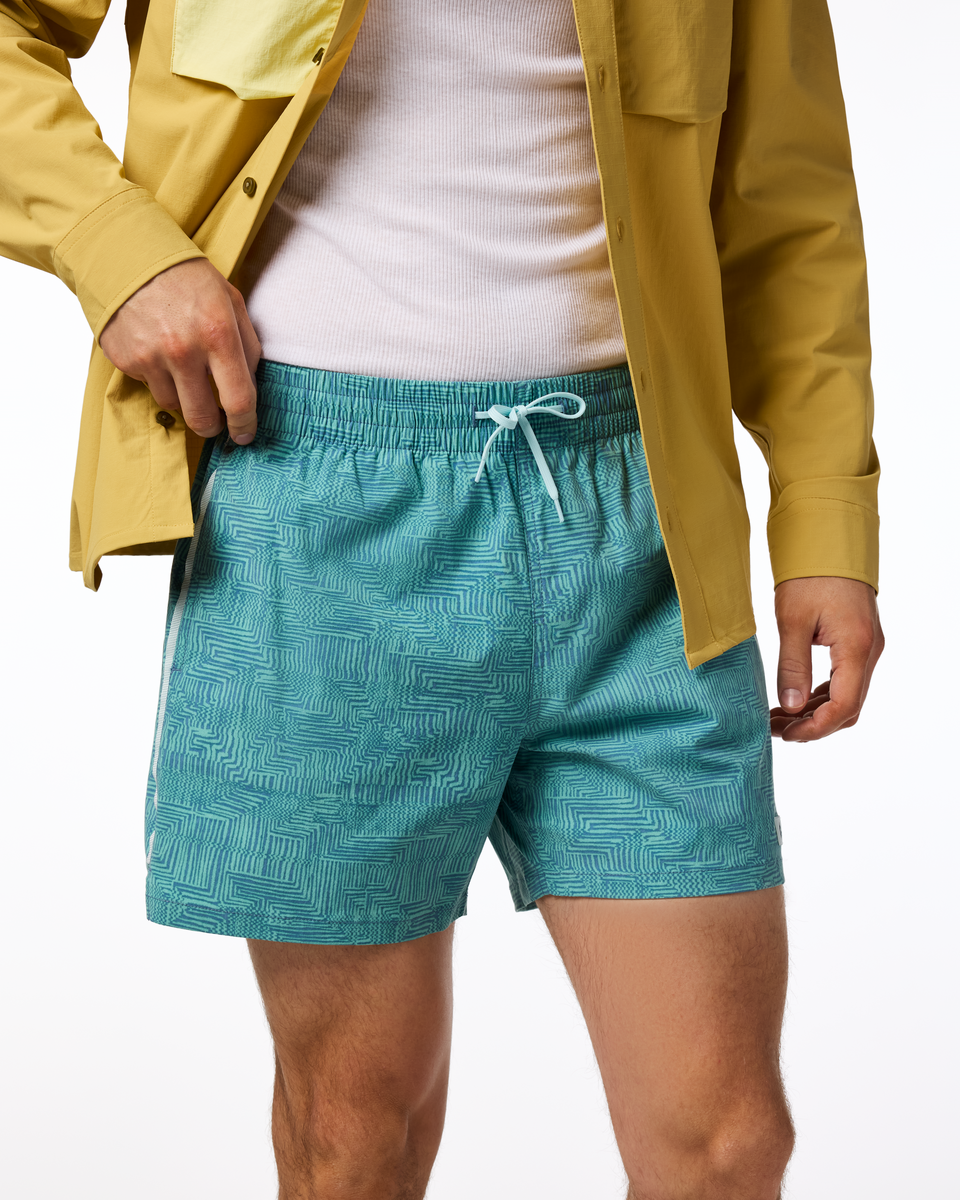 Brinco 5" Short - Print - Men's - Splash Azure - US 4719