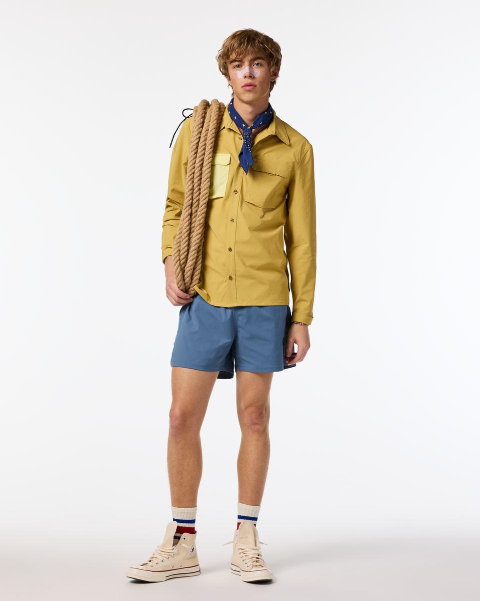 Brinco 5" Short - Solid - Men's - Steel Blue - US 3420