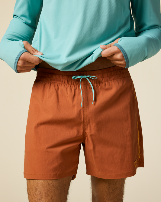 Brinco 5" Short - Solid - Men's - Whiskey - US 4784