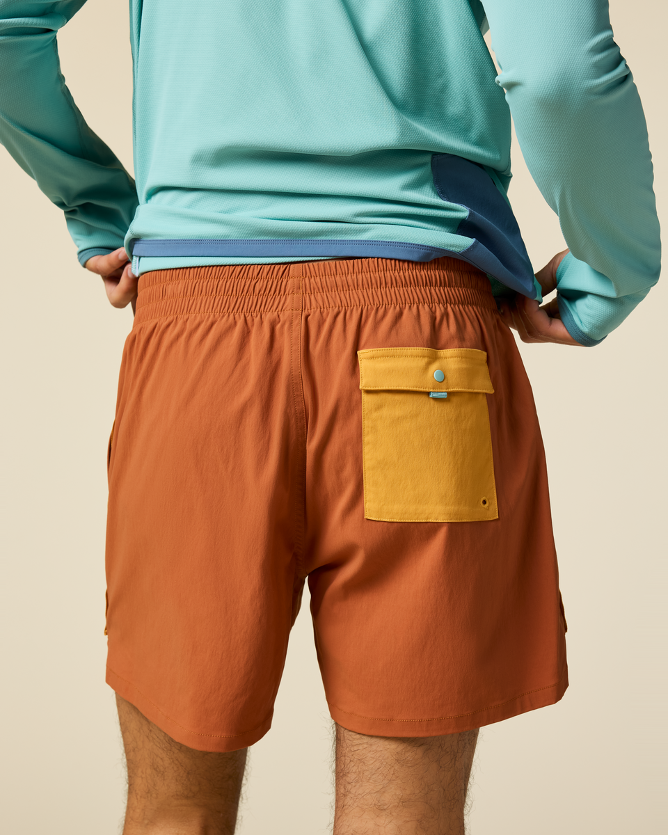 Brinco 5" Short - Solid - Men's - Whiskey - US 4784