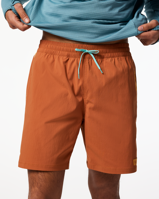 Brinco 7" Short - Solid - Men's - Whiskey - US 6344
