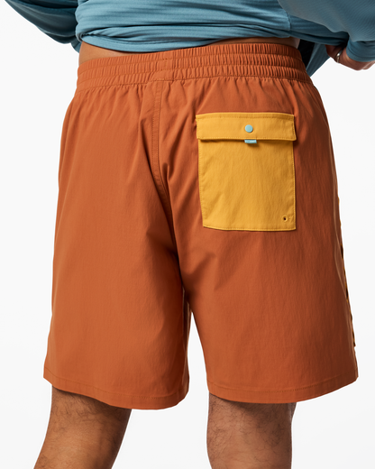 Brinco 7" Short - Solid - Men's - Whiskey - US 6344