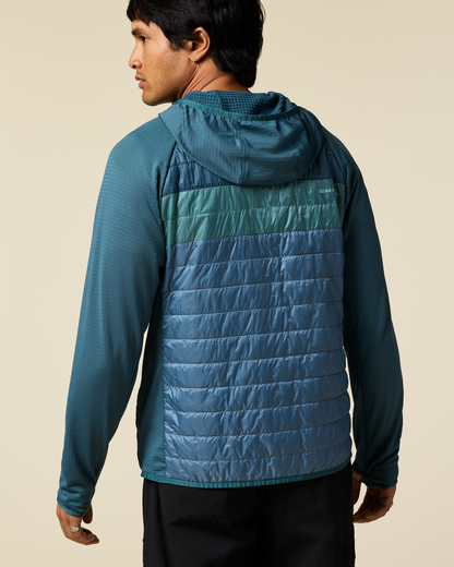 Capa Hybrid Insulated Hooded Jacket - Men's - Ocean/Steel Blue - US 9763