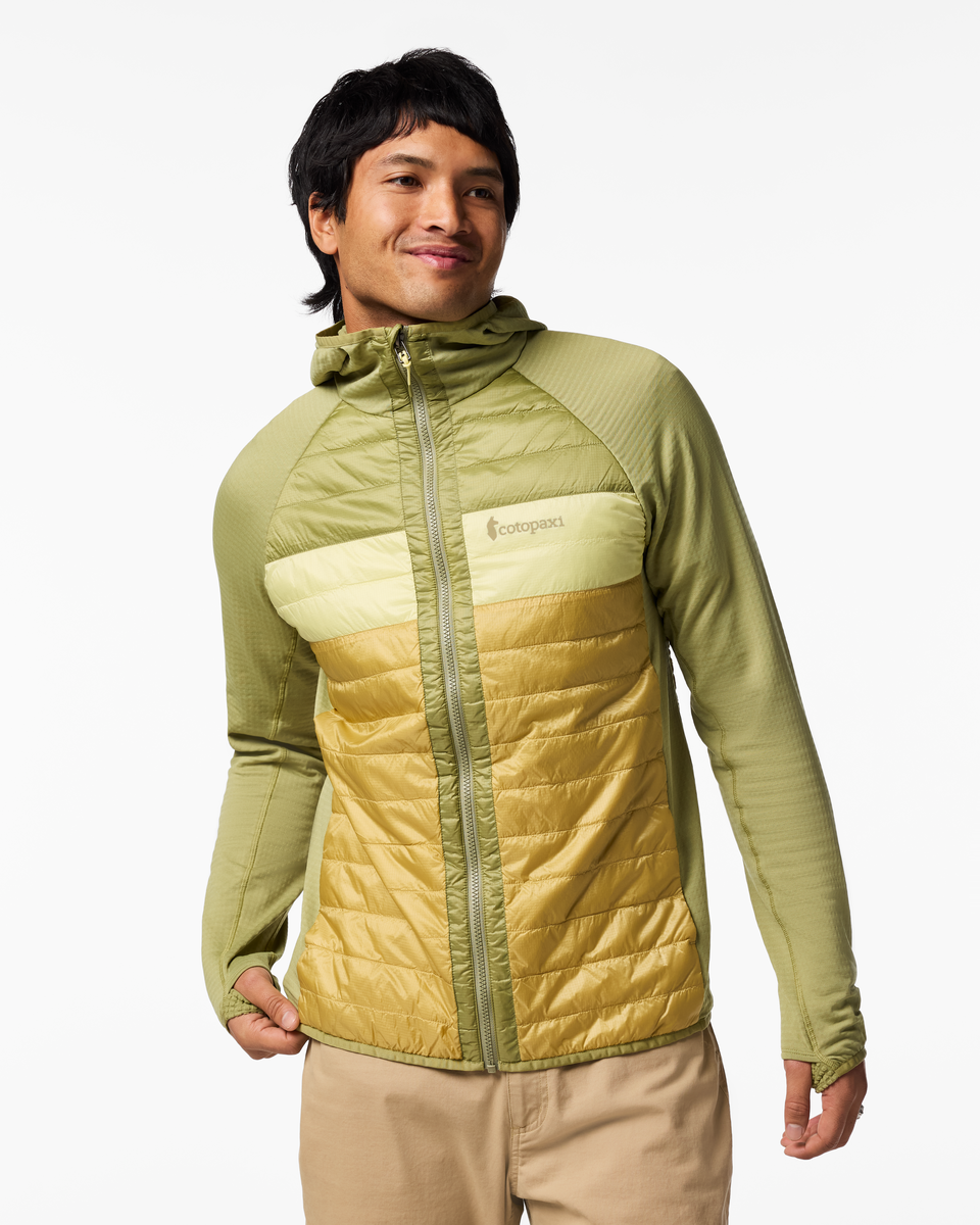 Capa Hybrid Insulated Hooded Jacket - Men's - Seed/Husk - US 4837