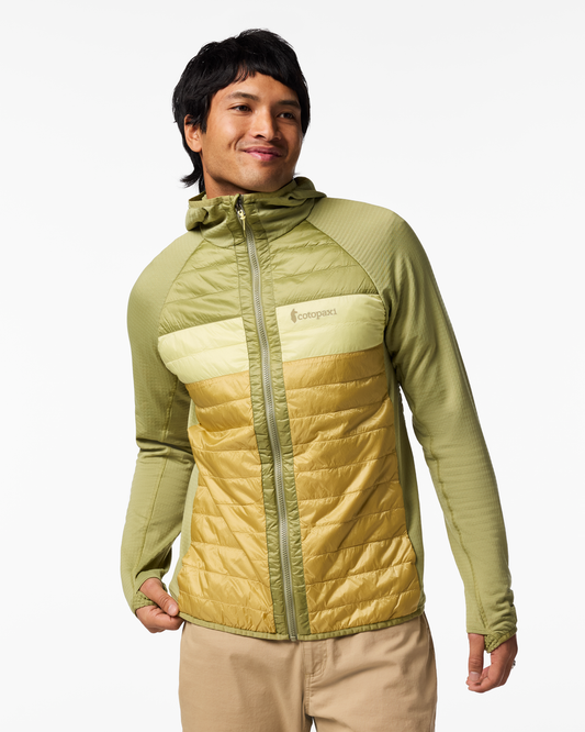 Capa Hybrid Insulated Hooded Jacket - Men's - Seed/Husk - US 4837