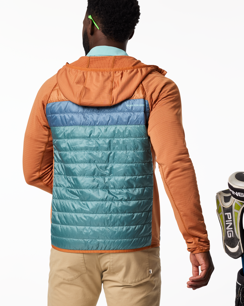 Capa Hybrid Insulated Hooded Jacket - Men's - Whiskey/Everglade - US 3670