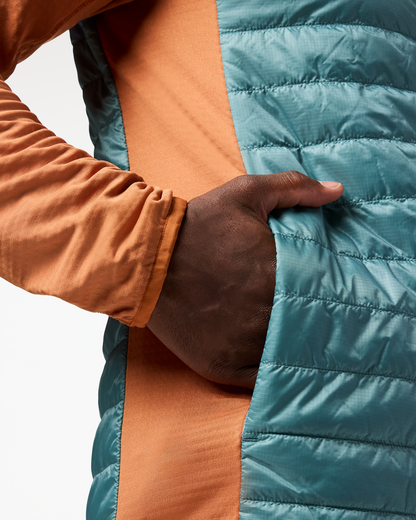 Capa Hybrid Insulated Hooded Jacket - Men's - Whiskey/Everglade - US 3670