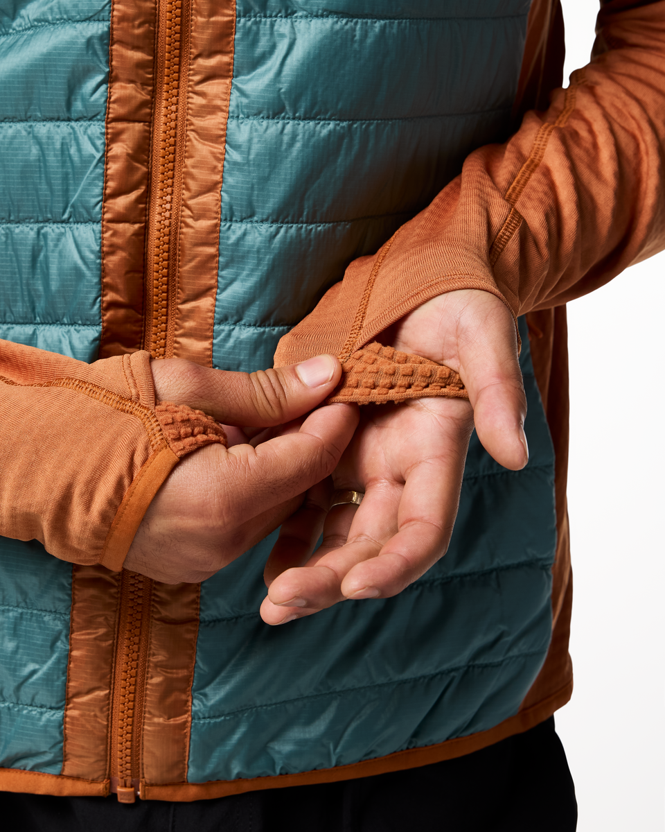 Capa Hybrid Insulated Jacket - Men's - Whiskey/Everglade - US 7417