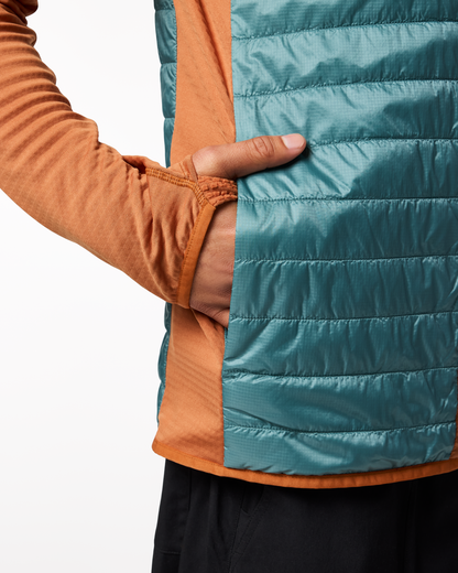 Capa Hybrid Insulated Jacket - Men's - Whiskey/Everglade - US 7417