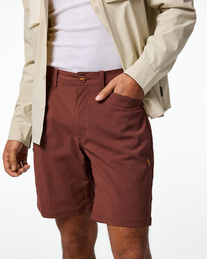 Coraje Tech Short - Men's - Sepia - US 9456
