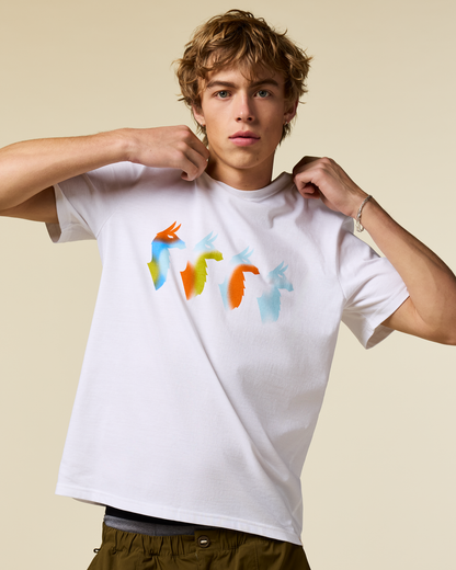 Cuatro Bitmap T-Shirt - Men's - White - US 9397