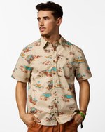 Estival Button Up Shirt - Print - Men's - Mt Cotopaxi Cream - US 2889