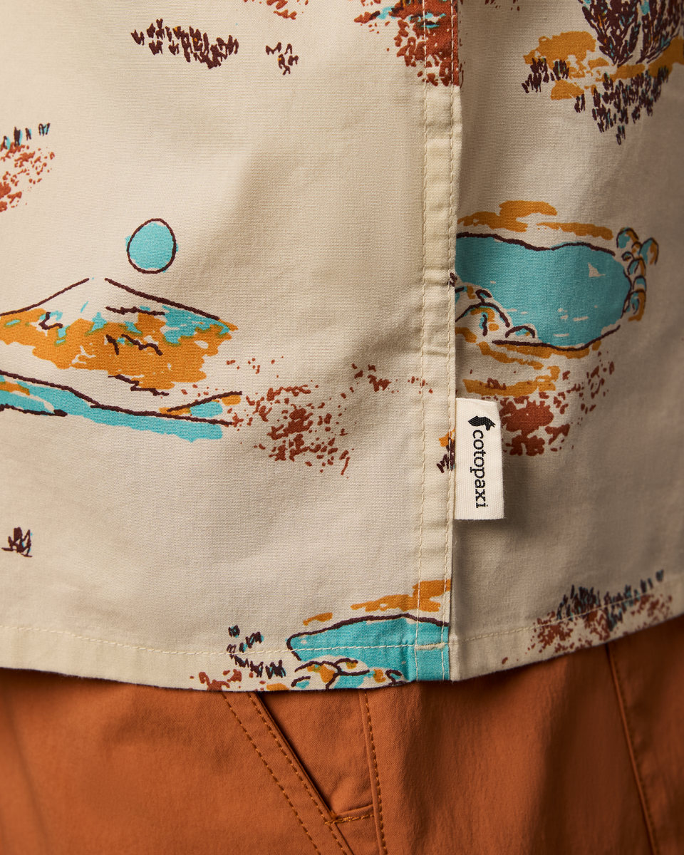 Estival Button Up Shirt - Print - Men's - Mt Cotopaxi Cream - US 2889