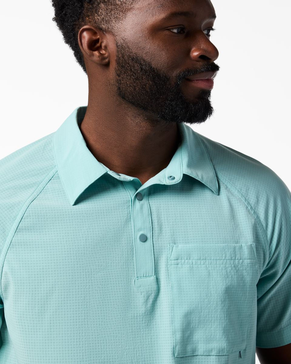 Pulso Tech Polo - Men's - Tide Pool - US 6483