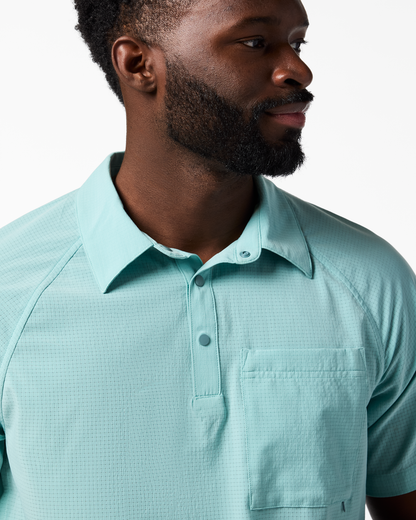 Pulso Tech Polo - Men's - Tide Pool - US 6483