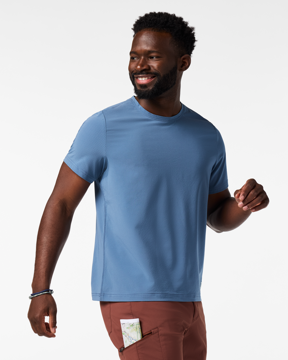 Pulso Tech T-Shirt - Men's - Steel Blue - US 2873