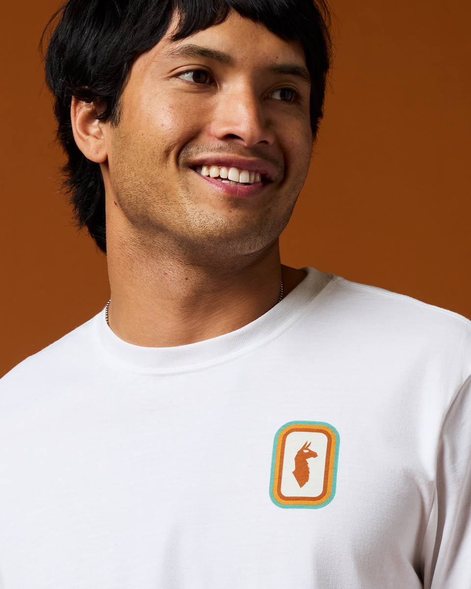 Radiant Llama Long-Sleeve T-Shirt - Men's - White - US 5118