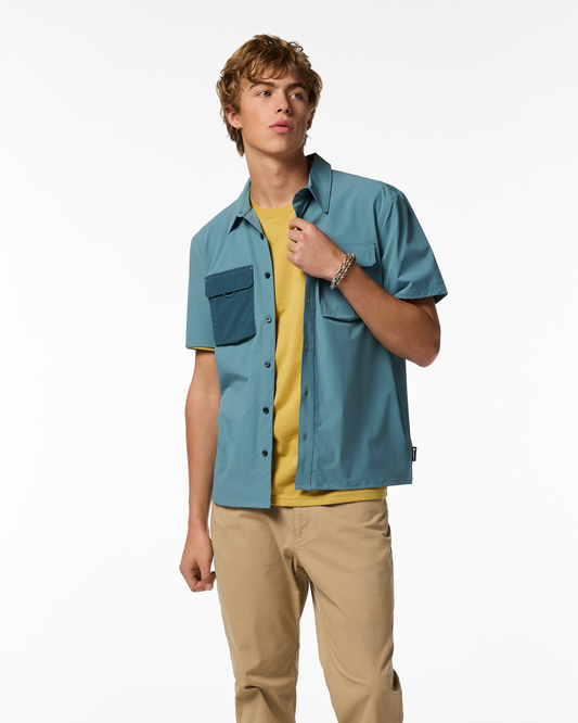 Solta Short-Sleeve Sun Shirt - Men's - Everglade - US 5806