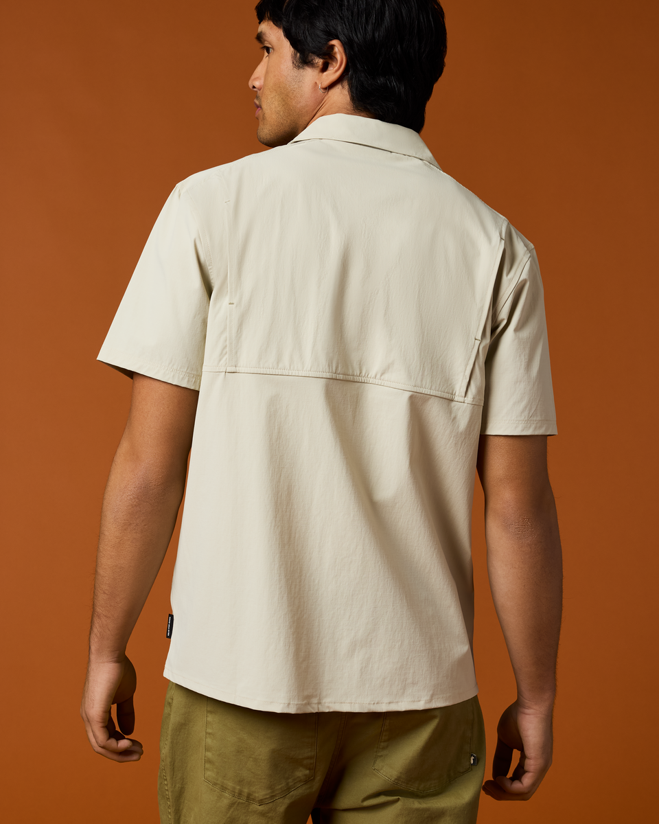 Solta Short-Sleeve Sun Shirt - Men's - Mineral - US 4578