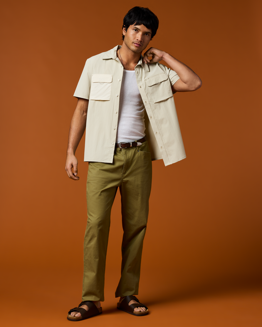 Solta Short-Sleeve Sun Shirt - Men's - Mineral - US 4578