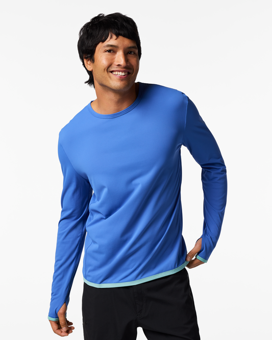 Sombra Long-Sleeve Sun Shirt - Men's - Azure - US 4133