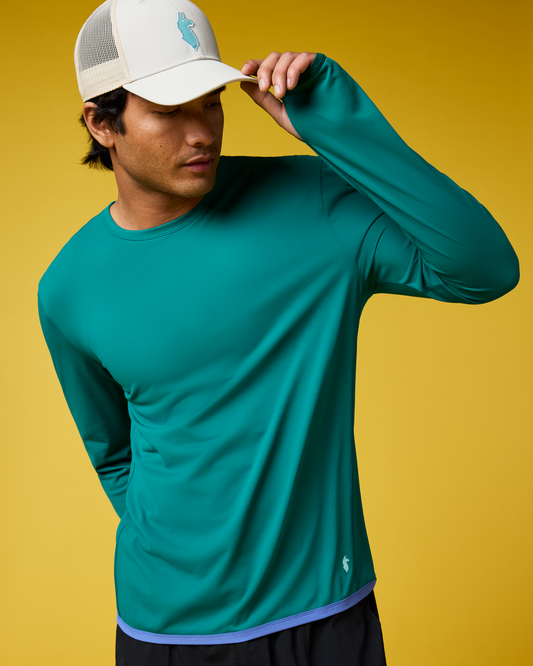 Sombra Long-Sleeve Sun Shirt - Men's - Malachite - US 2752